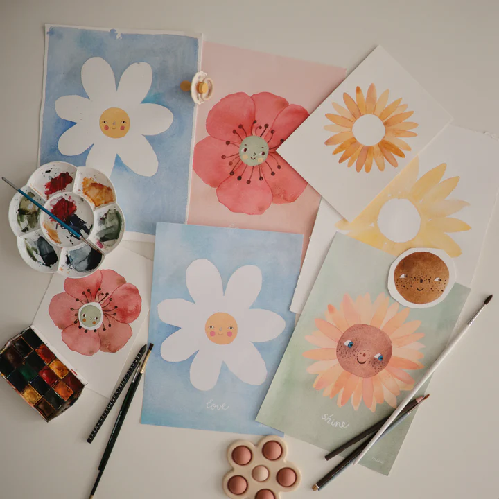 Mushie Floral Poster Set - Bloom, Love & Shine