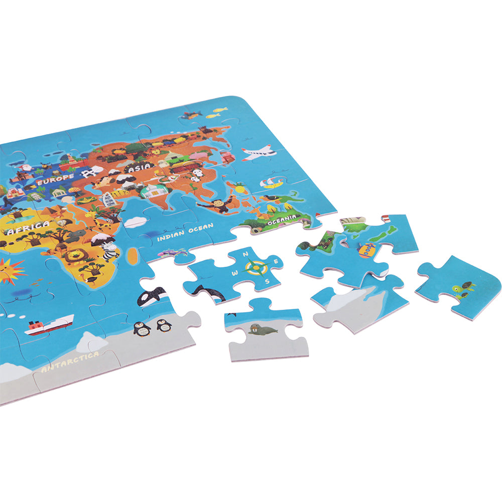 Classic World 48pc World Map Jigsaw Puzzle