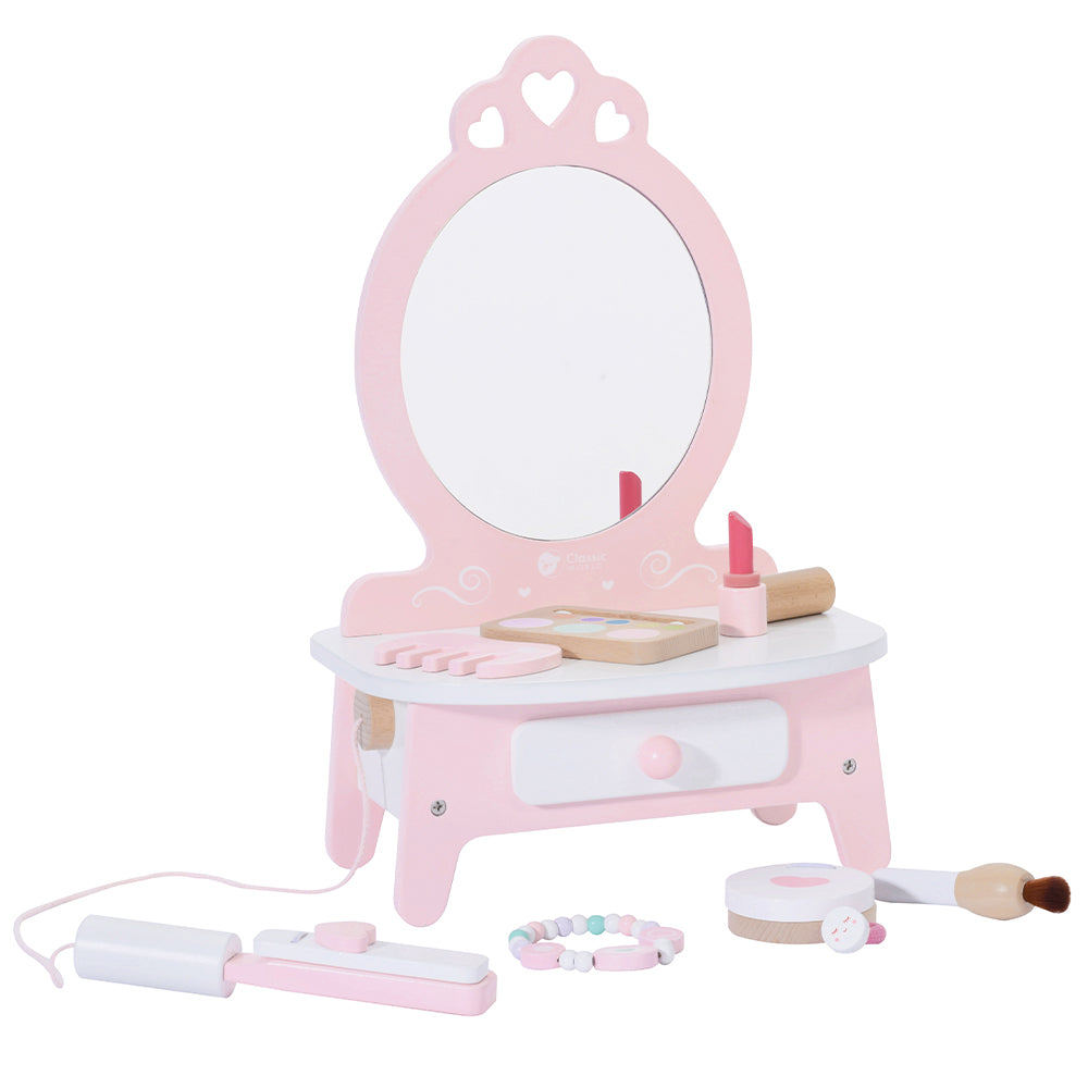 Classic World Pink Dresser Vanity Set
