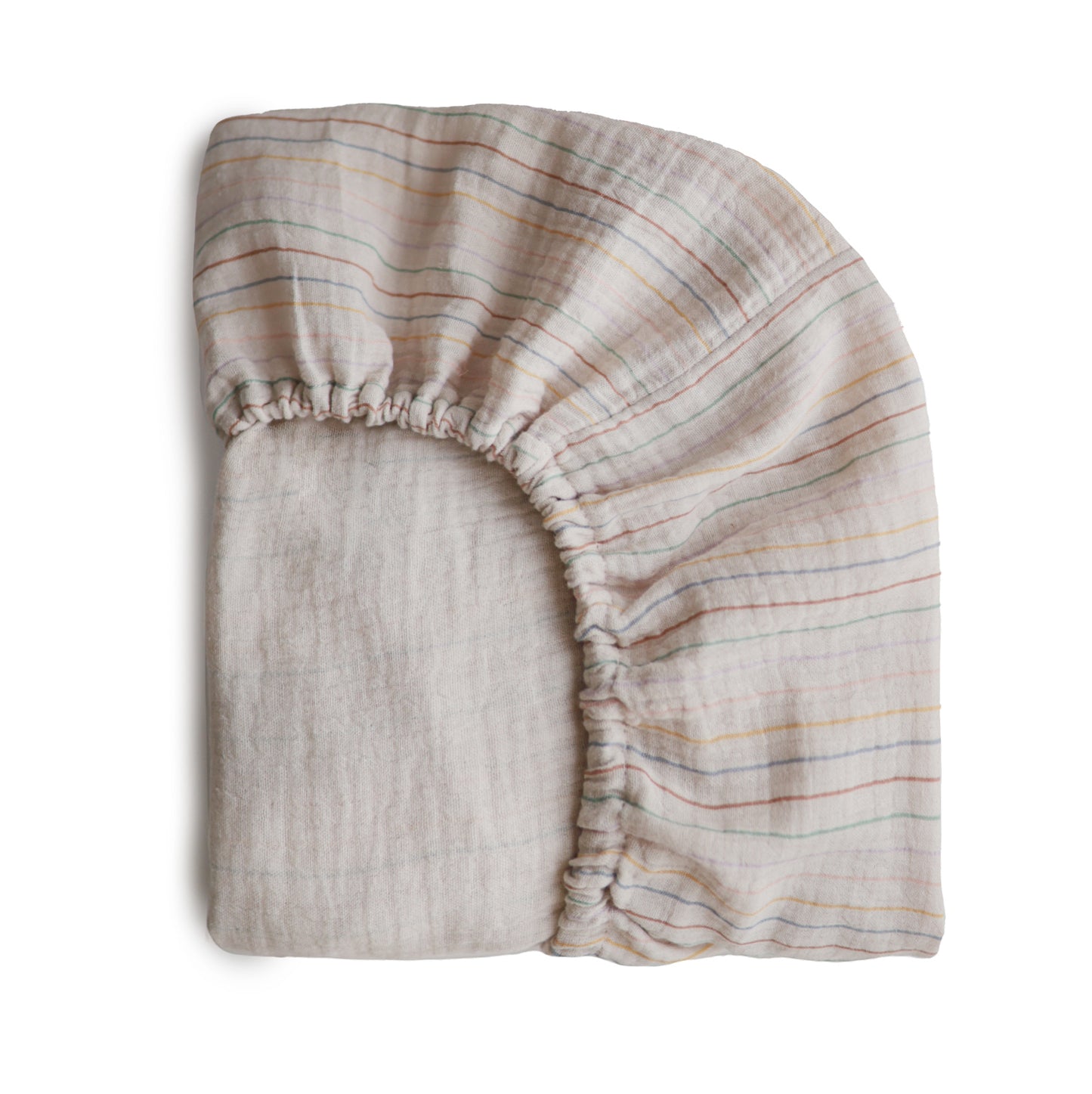 Mushie Extra Soft Muslin Crib Sheets - Medium